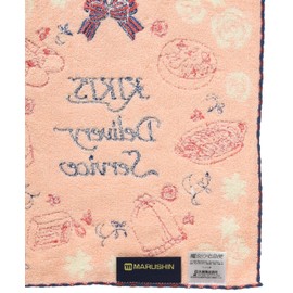 Marushin 1005025600 Hand Towel, Ghibli, Kiki's Delivery Service, Gigi, 9.8 x 9.8 inches (25 x 25 cm), Merci, 100% Cotton