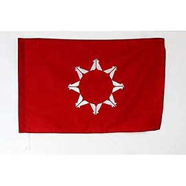 Oglala Sioux Tribe Flag 2' x 3' for a pole - Oglala Lakota flags 60 x 90 cm - Banner 2x3 ft with hole - AZ FLAG