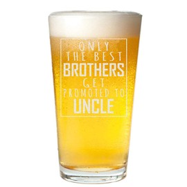 Veracco Only The Best Brothers Get Promoted To Uncle For Him - Pinta de cerveza (transparente, vidrio)