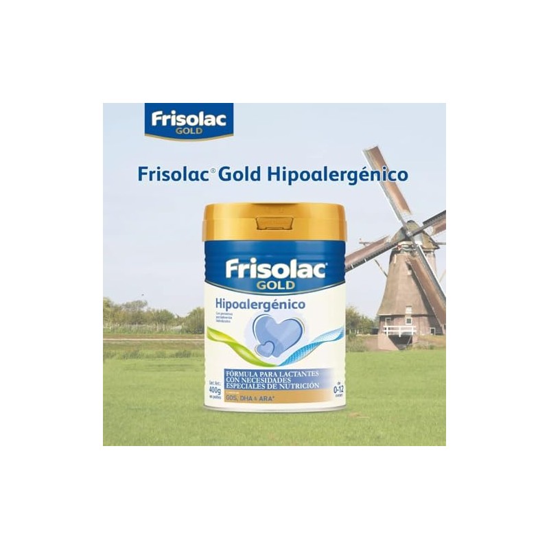 Frisolac Gold Hipoalergénico (0 A 12 Meses) Lata Con 400