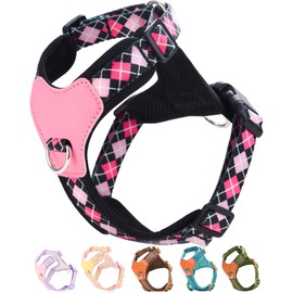 Black Medium Dog Harness for Medium Dogs, No Pull Dog Harness With 2 Leash Clips, Easy Walk Dog Harness Medium Sized Dog, Puppy Harness for Medium Dogs, Dog Vest Harness, puppia dog harness (Black, M)