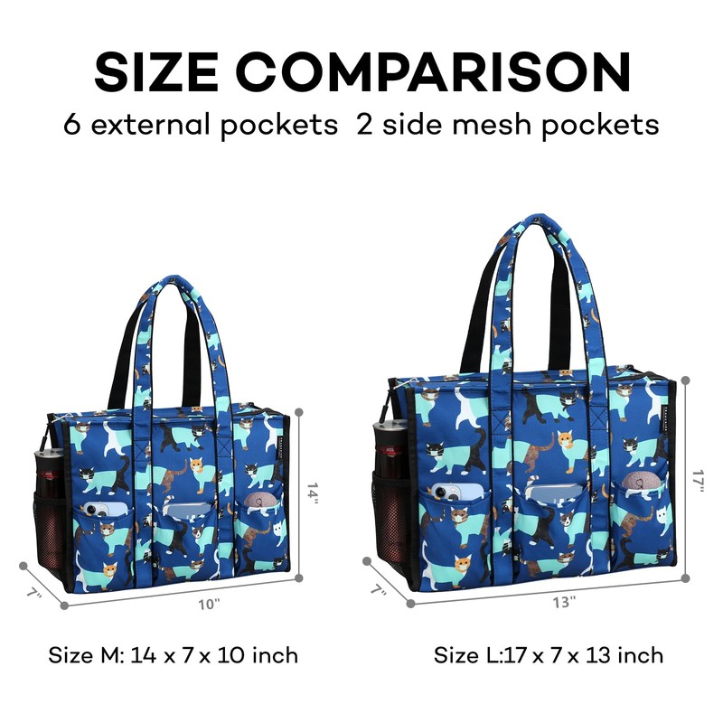 HoogaLife Nurse Bag for Work - Waterproof, Lightweight, Large Portable
