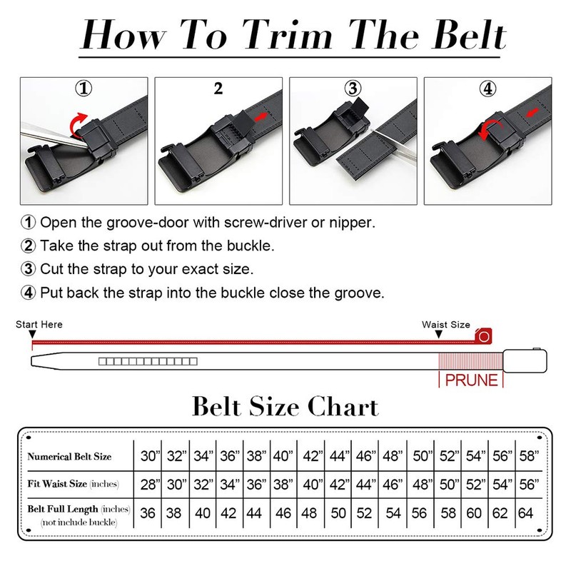 DOOPAI Mens Belts Leather Belts for Men Ratchet Belts With