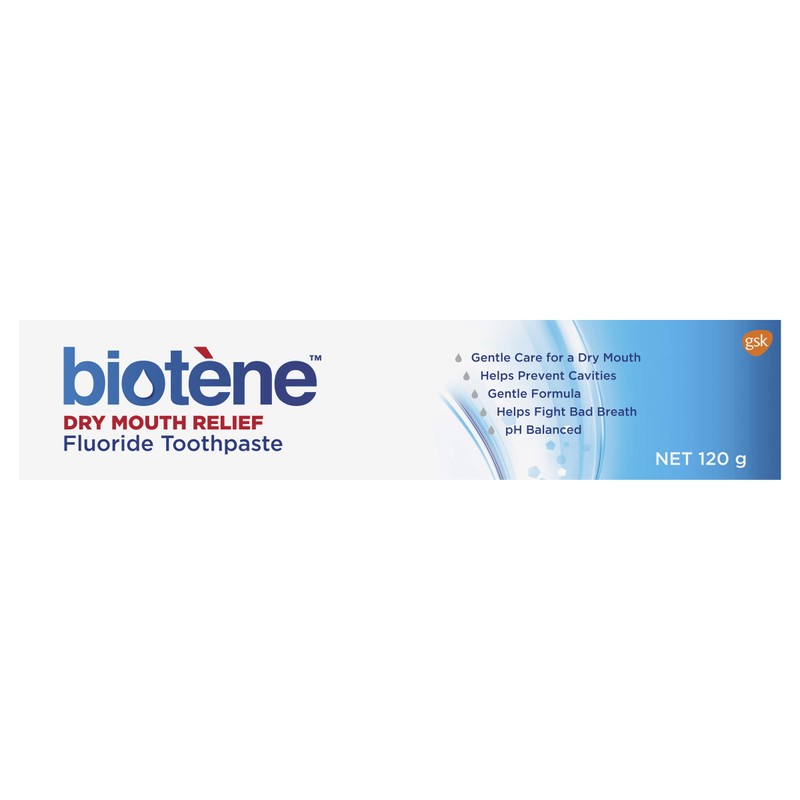 Biotene Dry Mouth Toothpaste Fresh Mint, 120g, Mint 120g