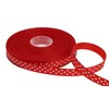 DXEUD Polka Dot Grosgrain Ribbon 25 Yard Each Roll 100%