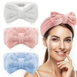 3 Pieces Towel Headbands for Women Makeup Headband for Washing Face Makeup Spa Headband