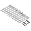 PATIKIL Aluminum Dart Shafts 35mm, 12 Pack 2BA Thread Dart