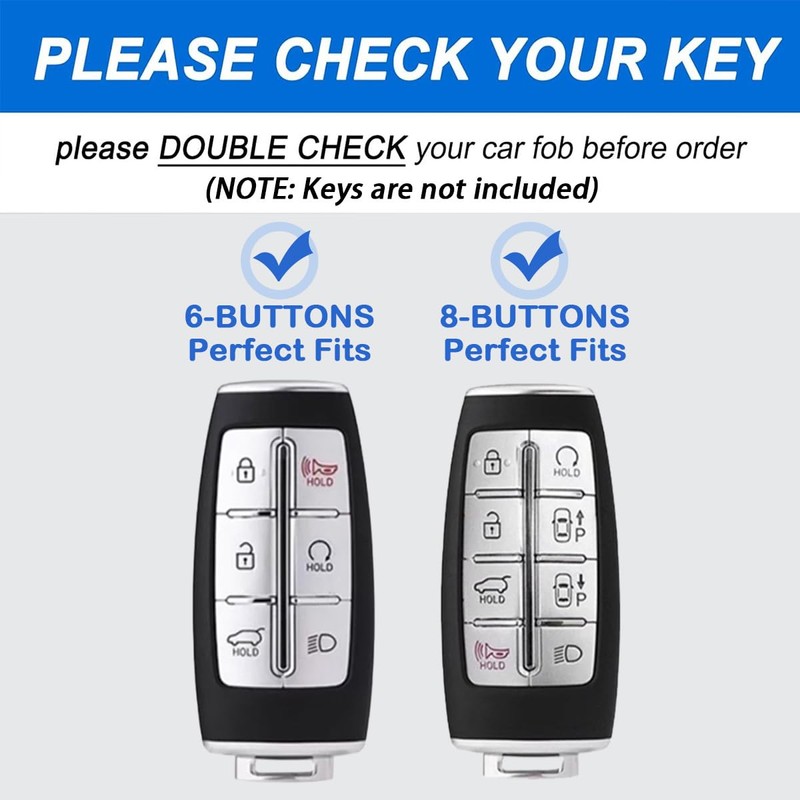 WiiLemz Key Fob Cover for Genesis with Key Chain, Upper