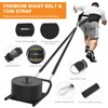 Bilbear Sled Pulling Belt,Adjustable Sled Training Waist Belt,Belt for Pulling,Weight