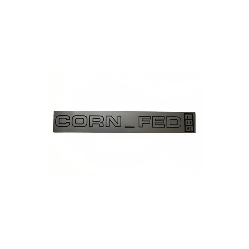 E85 Ethanol Corn Fed Stick-On Badge Emblem