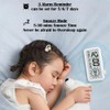 [4 in 1] Alarm Clock+Timer+Thermometer+Calendar, Large Screen, Loud Sound, 3