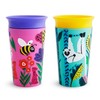 Munchkin Miracle 360 WildLove Sippy Cup, 9 Ounce, 2 Pack,