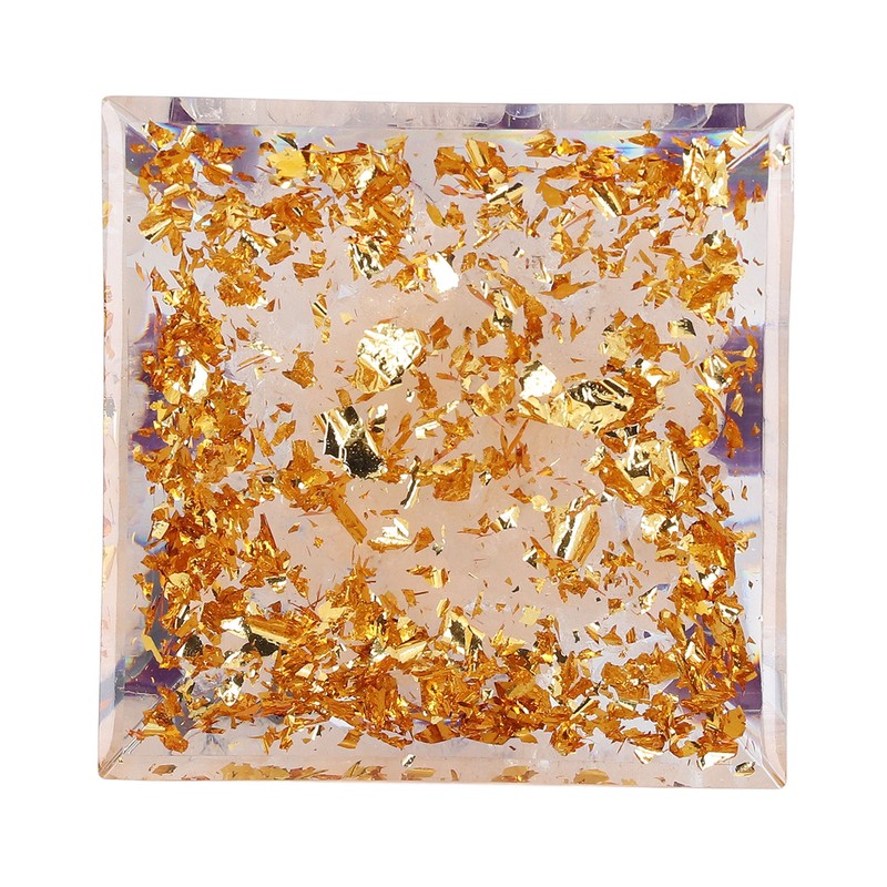 Constellation Pyramid Stone for Positive Energy Reduce Stress Chakra Resin