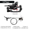 Hydraulic Bike Disc Brake Kit 160mm Disc Brake Rotor Aluminum