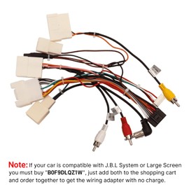 Car Radio for Toyota Camry 2006 2007 2008 2009 2010 2011 with Wireless Carplay Android Auto 9inch Touch Screen for Toyota Camry with Bluetooth FM SWC GPS (Style 2 with J.B.L & Large Screen)