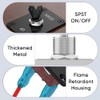 Toggle Switch 12V, MecRecare 2 Pin SPST ON/Off 30A 12VDC