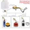 Brass 3 in 1 Propane Refill Adapter|MAPP,Butane Butane and Isobutane