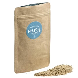 Rimoco N°934 Organic Green Cardamom Ground - Fruity, Sweet & Lemon, Handpicked from Guatemala | for Oriental or Indian Kitchen | in Kraft Paper Zip Fresh Bag | Contents: 500g