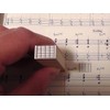 Mini Guitar Chord Rubber Stamp 4 Frets with Dye Ink