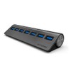 Achoro 7 Ports USB 3.0 Hub - Triangle Aluminum Alloy