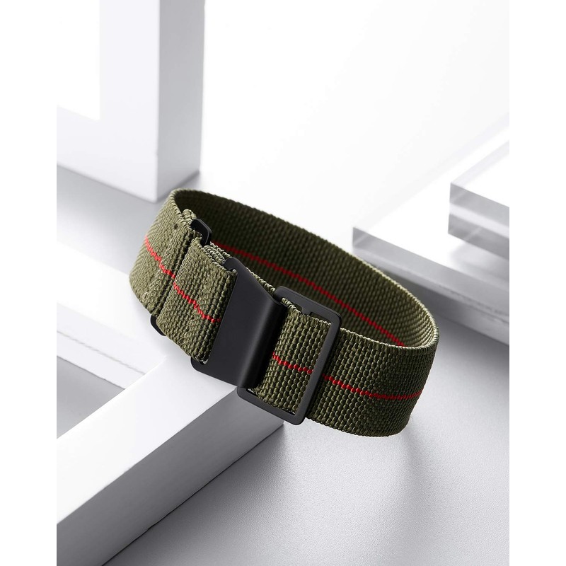 BINLUN Elastic Fabric Nylon Watch Band Waterproof Military Replacement Watch