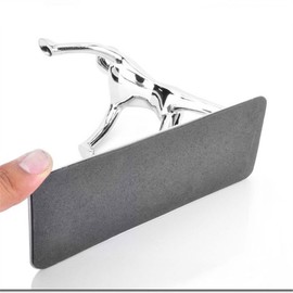 Kioneer Robuste Kung Fu Man Buchstützen aus Edelstahl, rutschfest, humanoide Buchstützen für Zuhause, Büro, Bibliothek, Schule, dekorative Buchstützen (Kung Fu Man Silber)