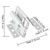 ITROLLE 2PCS Galvanized Garage Door Roller Garage Door Adjustable Top