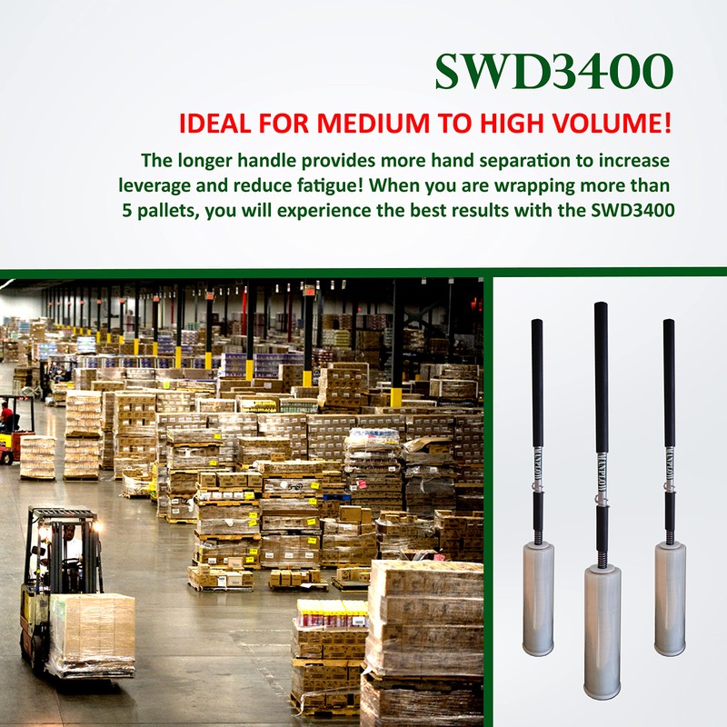 MANPLOW Long Handle Stretch Wrap Dispenser SWD3400 (1)