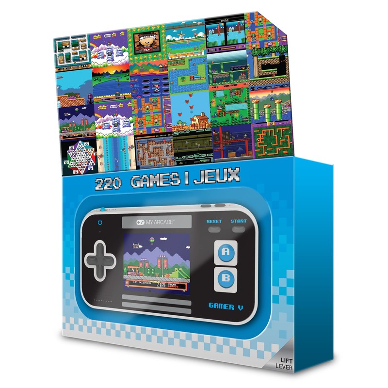 My Arcade Gamer V Classic-Blue: Portable Gaming System with 220