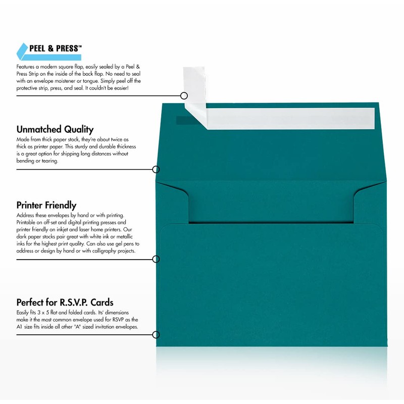 LUXPaper 4Bar A1 Invitation Envelopes | Peel & Press |
