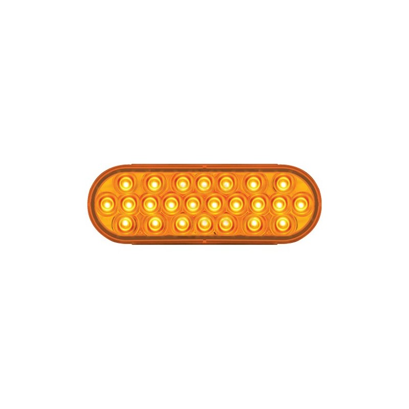 Grand General 78230BPAmber Oval Pearl 24-LED Park/Turn/Clearance Sealed Light