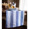Solino Home Linen Stripe Table Runner 36 inch – 100%