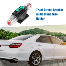 A ABSOPRO Truck Circuit Breaker Inline Fuse Holder DC 12V/ 24V/ 32V 15 Amp