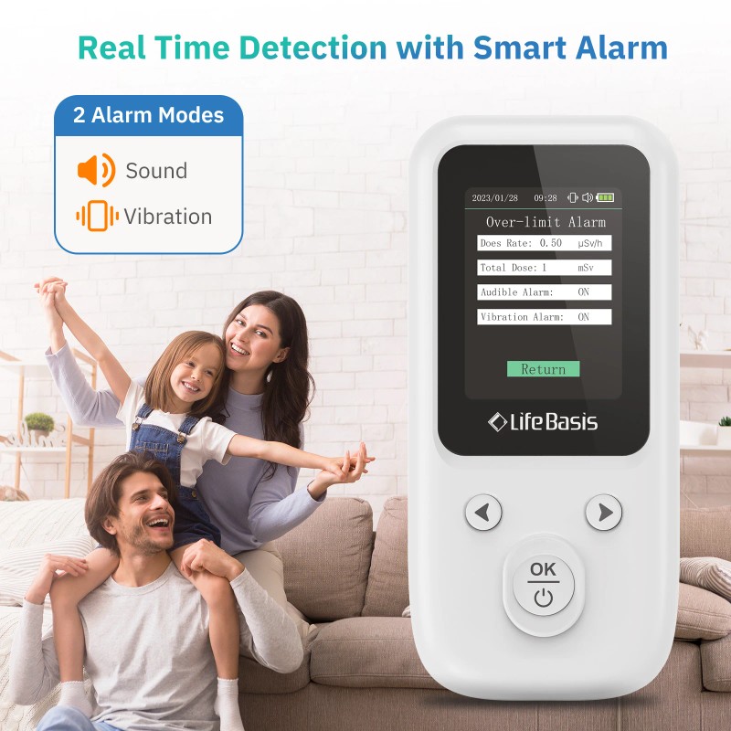 Modern Household Geiger Counter ABS Nuclear Radiation Detector for Radioactive