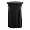 iEventStar 24 inches 24" Highboy Cocktail Round Stretch Spandex Table