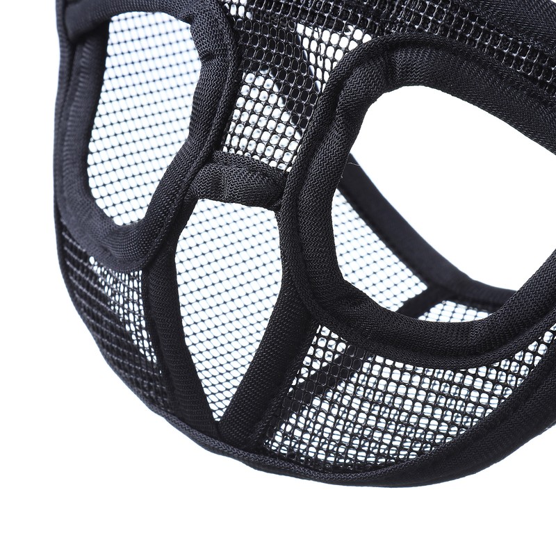 Short Snout Dog Muzzle Bulldog Muzzle Adjustable Breathable Mesh for