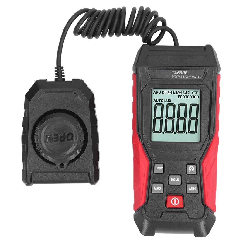 Digital Illuminometer 200000LX High Accuracy Light Meter Automatic Power Off