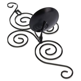 Gifts & Decor Pair of Swirling Iron Hanging Wall Candleholder Sconce