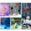 Aquarium Floating Diver Ornament Aquarium Decoration with Moving Treasure Chest