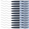 Apostrophe Games Ultra Fine Point Permanent Markers - 12 Pack,