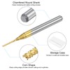 sourcing map End Mill CNC Router Bits, 1/8" 3.175mm Shank