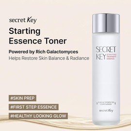 SECRET KEY Starting Treatment Essence 5.24 fl.oz. (155ml) - Galactomyces Contained Antioxidant Moisturizing Boosting First Skin Care Step Essece, Nourushing and Anti-Aging Care with Enzyme