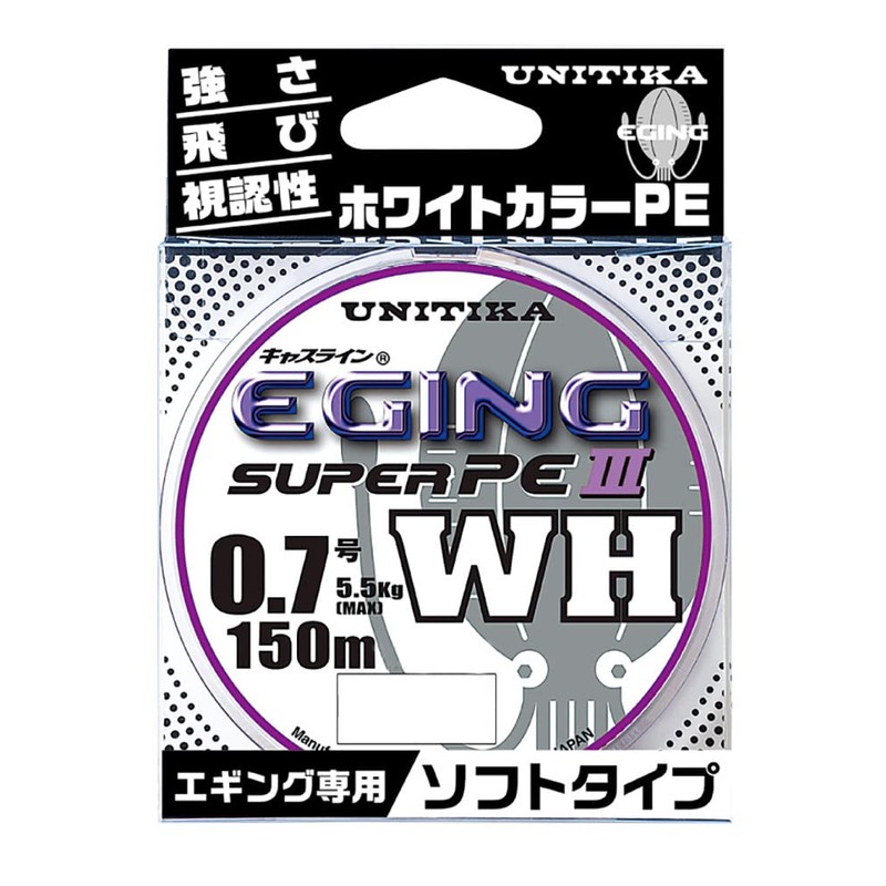 UNITIKA 4961704812398 Line Casline Eging Super PEIII WH 150m 0.5