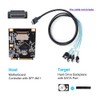 cablecc 6Gbps PCI Express Mini PCI-E to SFF-8612 SFF-8611 Oculink