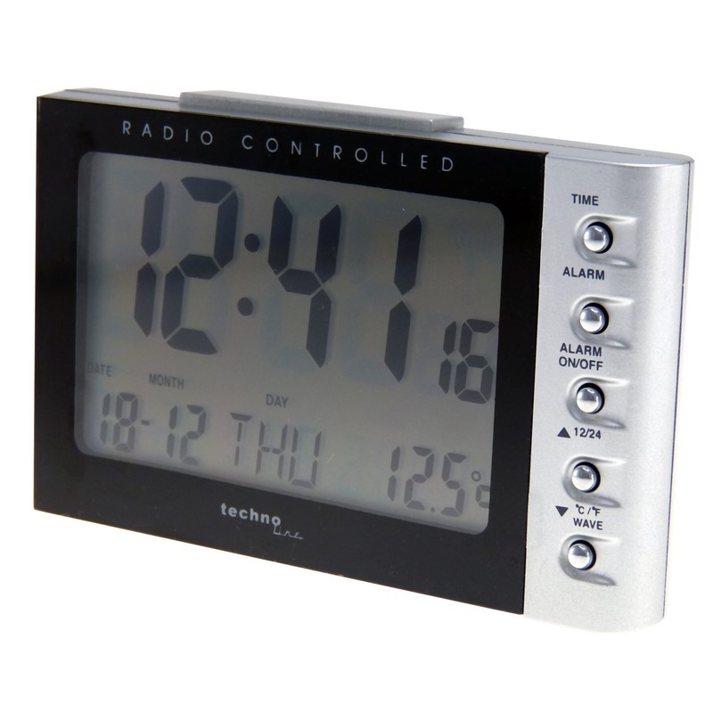 Technoline Funkwecker, Schwarz