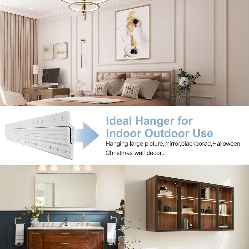 41 inch French Cleat Hanger Heavy Duty Mirror Mounting Hardware