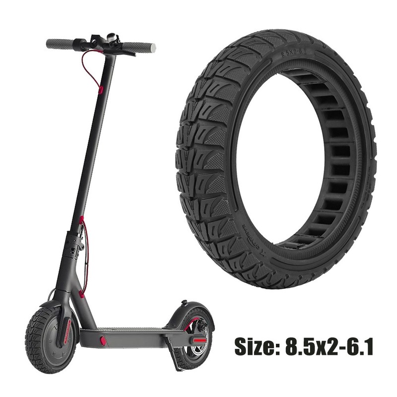 8.5x2-6.1 Honeycomb Tire Tubeless Solid Tire Compatible for Xiaomi M365/pro/pro2/1s/Lite