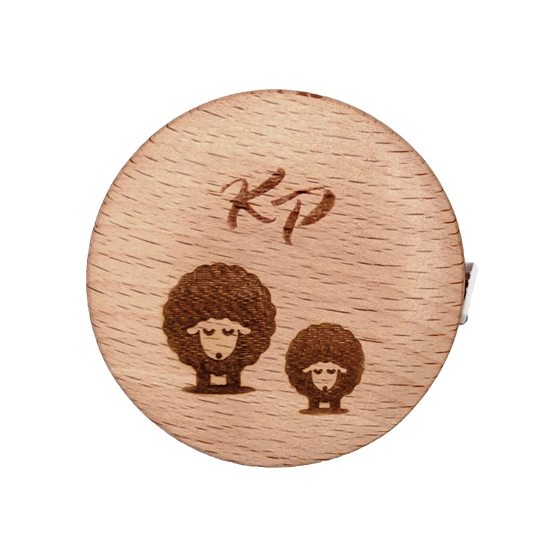 KnitPro Tape Measure Round Beech Wood - 3pcs