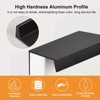 MOROBOR Black Mini Finger Edge Puller, 8 Pieces Concealed Handle,