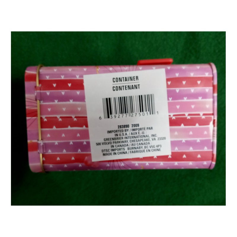 Greenbrier Valentine Gift Boxes Mailboxes Hinged Door with Flags Metal